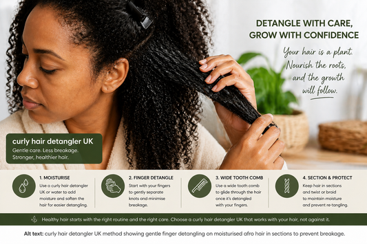 How to Detangle Afro Hair Without Breakage (Step-by-Step)