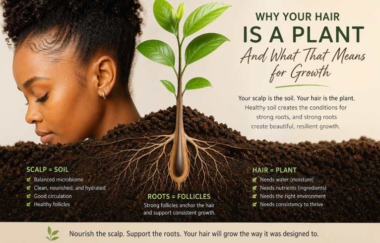 Why Your Hair Is a Plant — And What That Means for Growth