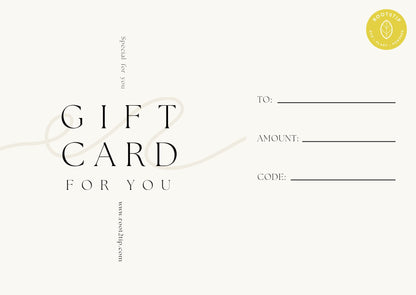 E - Gift Card